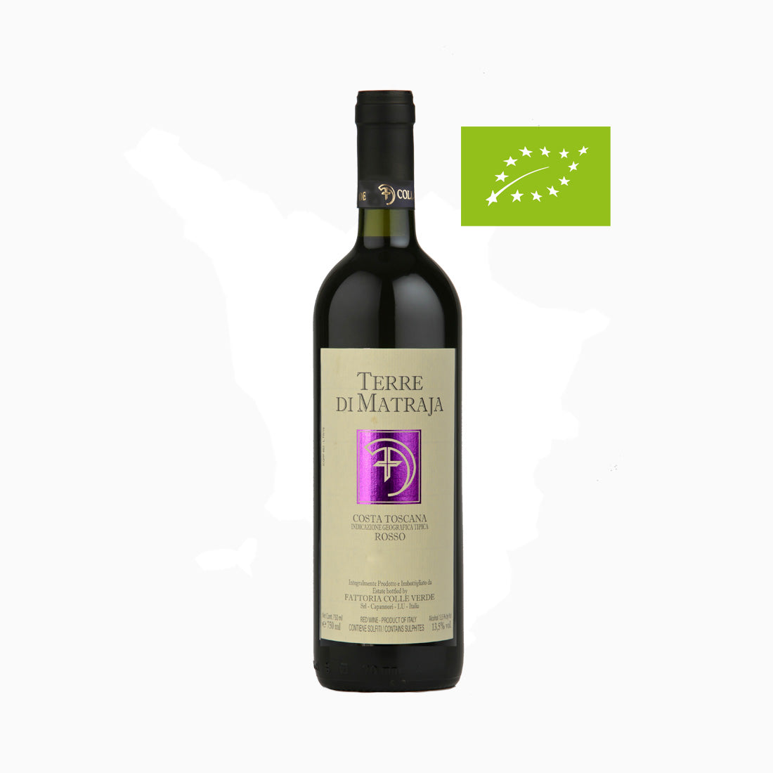 Terre di Matraja Rosso I.G.T. BIO Toscana Fattoria Colle Verde